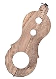 Ulfberth Mittelalterliche Schandgeige aus Holz mit geschmiedeten Stahlbeschlägen Wikinger LARP Re-Enactment