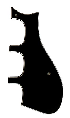 Gitarren-Plektrumschutz für Harmony H75 H78 Silvertone 1454 Airline 7230, 3-lagig, Schwarz