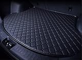 Auto Kofferraummatte Kofferraumwanne für Audi Q2 2017-2021 (lower deck), Leder Antirutschmatte Wasserdicht Kratzfest Kofferraummatten Kofferraum Schutzmatte