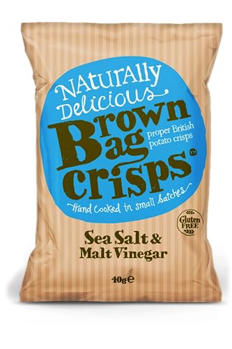 Brown Bag Crisps Meersalz und Essig 40 g (20 Stück)