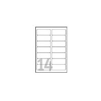 Avery - Etiketten - weiß - A4 (210 x 297 mm) - 100 Stck. 14) (L7163-100)