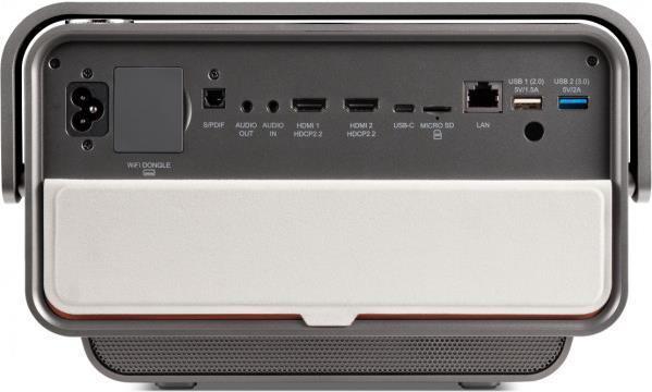 Viewsonic X10-4K Beamer 2400 ANSI Lumen LED 2160p (3840x2160) 3D Desktop-Projektor Schwarz (X10-4K) - Sonderposten