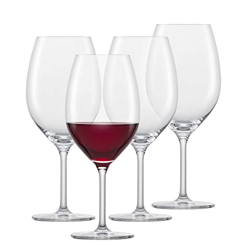 SCHOTT ZWIESEL Bordeaux Rotweinglas For You (4er-Set), zeitlose Bordeauxgläser für Rotwein, spülmaschinenfeste Tritan-Kristallgläser, Made in Germany (Art.-Nr. 121869)