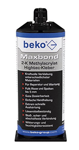 BEKO 270656 Maxbond 2-K Hightec-Kleber 56g, inkl. 1 Zwangsmischer