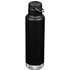 Vakuum Edelstahl-Isolierflasche klean kanteen® Classic Black, 592 ml, Loop Cap schwarz