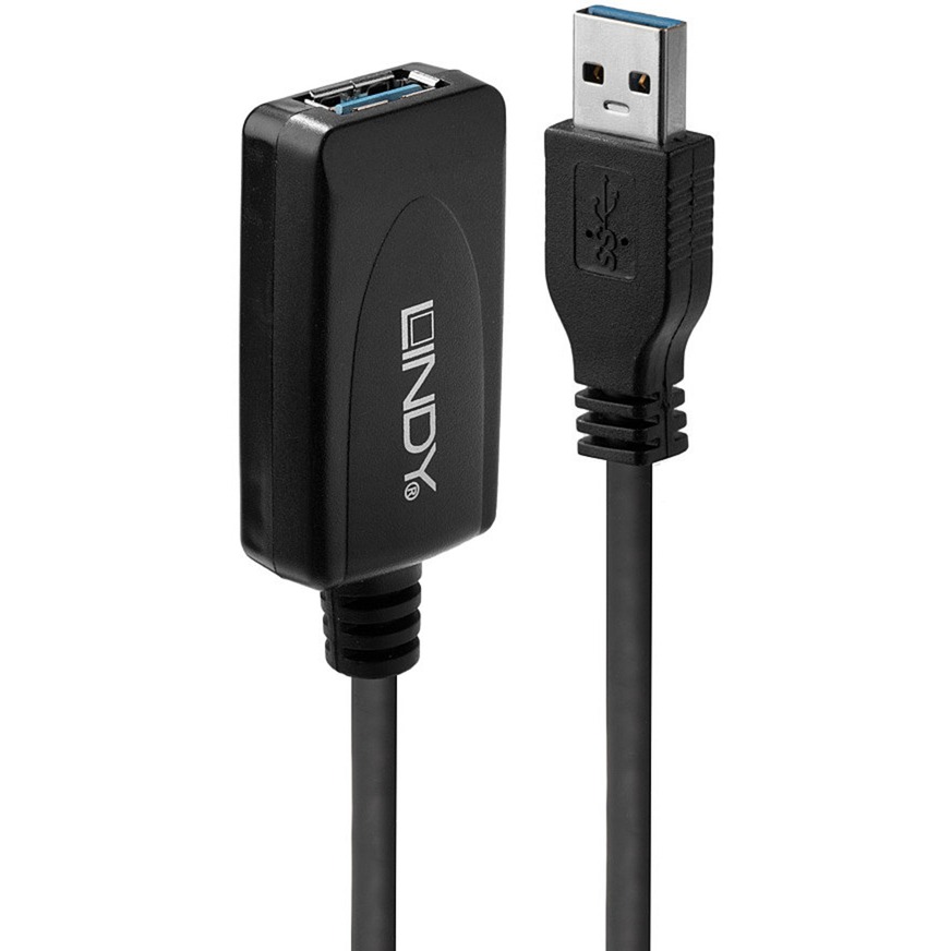 LINDY USB 2.0 Anschlusskabel 5 m Schwarz
