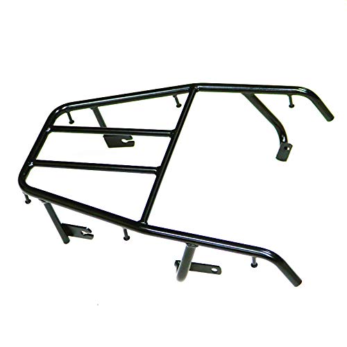 Schwarzer hinterer Gepäckträger Tail Cargo Rack Bracket für Yamaha TW200 1987-2008 Dirt Bike Off-Road