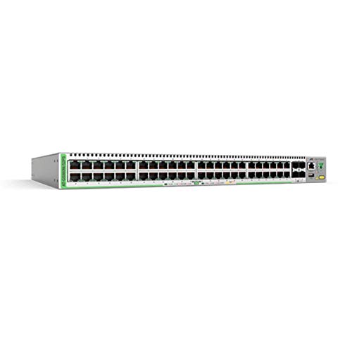 Allied Telesis CentreCOM GS980M/52PS - Switch - L3 - managed - 48 x 10/100/1000 (PoE+) + 4 x Gigabit SFP (Uplink) - an Rack montierbar - PoE+ (740 W) (AT-GS980M/52PS-50)