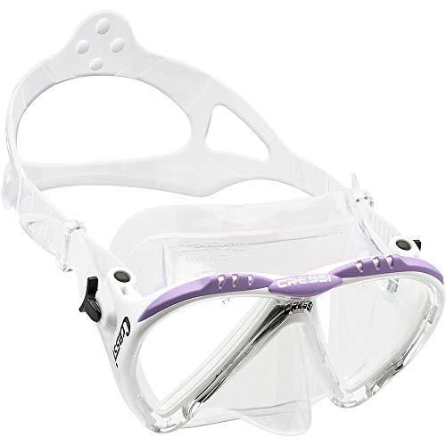 Cressi Tauchmaske Lince Clear, Lilac, DS311030