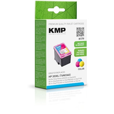 KMP Tinte ersetzt HP 303XL Kompatibel Cyan, Magenta, Gelb H179 1764,4030