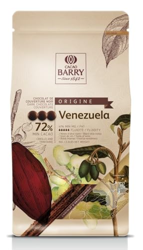 Dunkle Schokolade VENEZUELA Origine 72% Cacao Barry 1 kg, Callebaut Kuvertüre