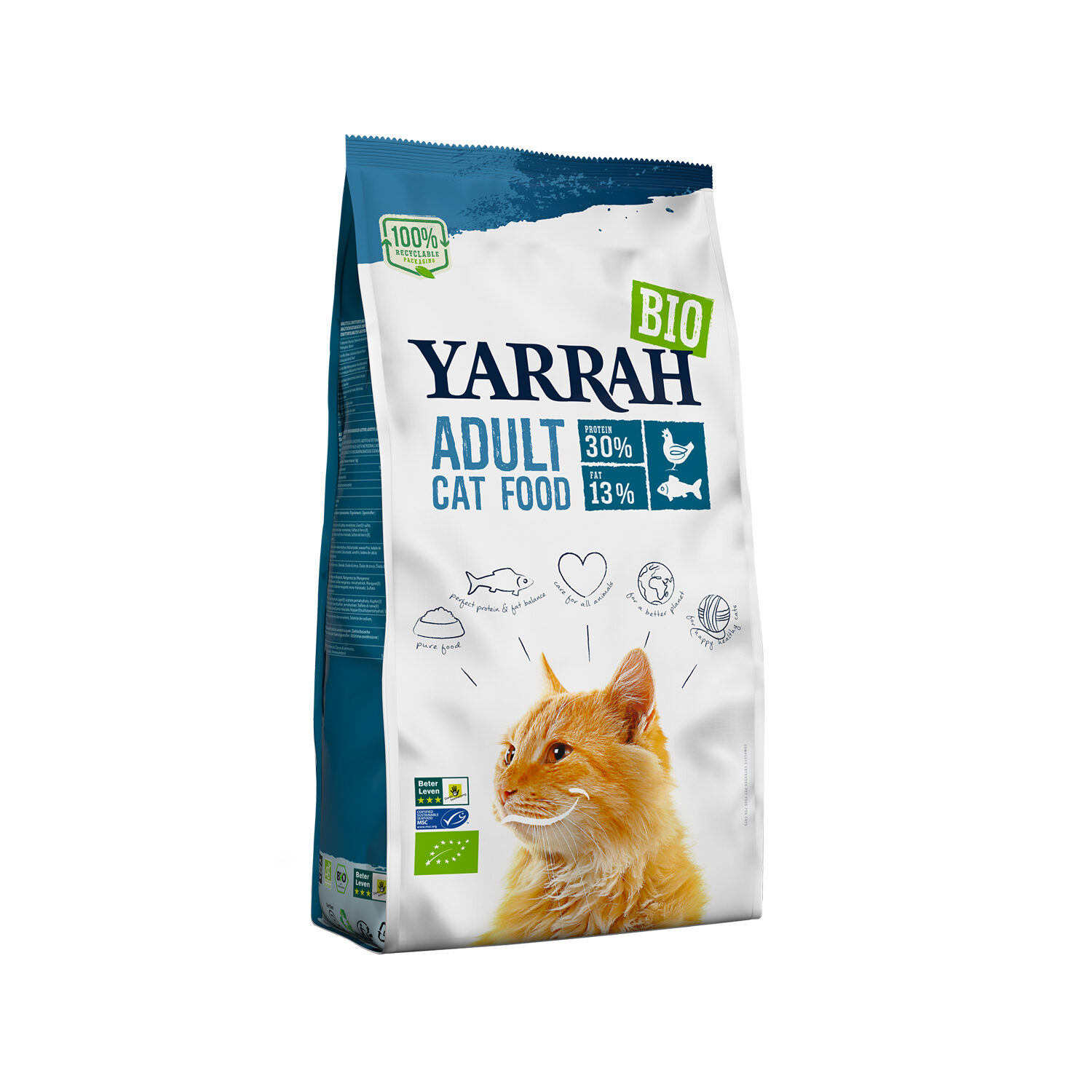 Yarrah Bio Adult Katzenfutter - Fisch - 6 kg