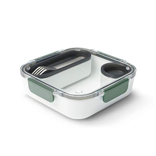 Black+Blum Lunch Box Original Auslaufsicher, mikrowellengeeignet, Lunchbox, Plastik, olivgrün, 1000 ml