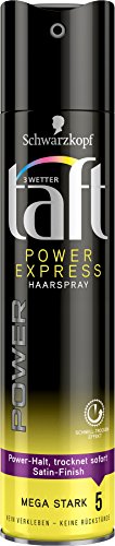 Schwarzkopf 3 Wetter Taft Haarspray, Power Express Mega Starker Halt 5, 5er Pack (5 x 250 ml)