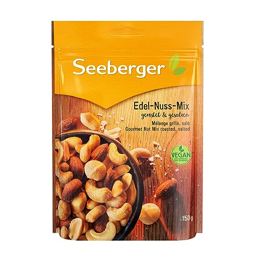 Seeberger Edel-Nuss-Mix geröstet, gesalzen, 12er Pack (12 x 150 g Packung)