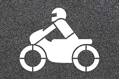 Motorrad Bodenmarkierungsschablone