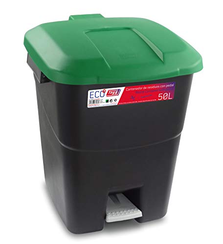 tayg - Pedaleimer Eco Deckel grün 50 Liter