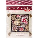 Riolis Flower Arrangement Cushion Cross Stitch kit, Baumwolle, Multi-Color, 40 x 40 x 0,1 cm