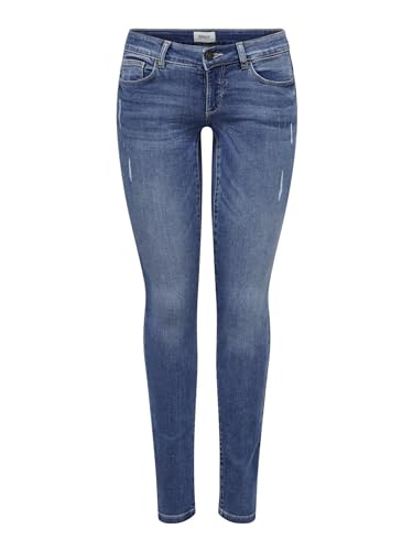 ONLY 15129017 Damen Onlcoral SL SK Dnm Jeans , Blau (Medium Blue Denim), W30/L30