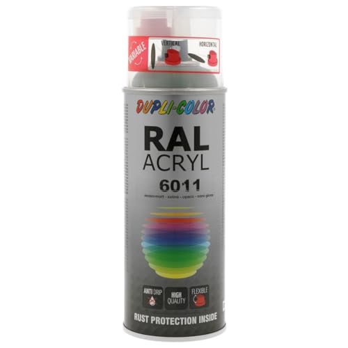 Dupli-Color 366291 RAL-Acryl-Spray 6011, 400 ml, Resedagrün Seidenmatt
