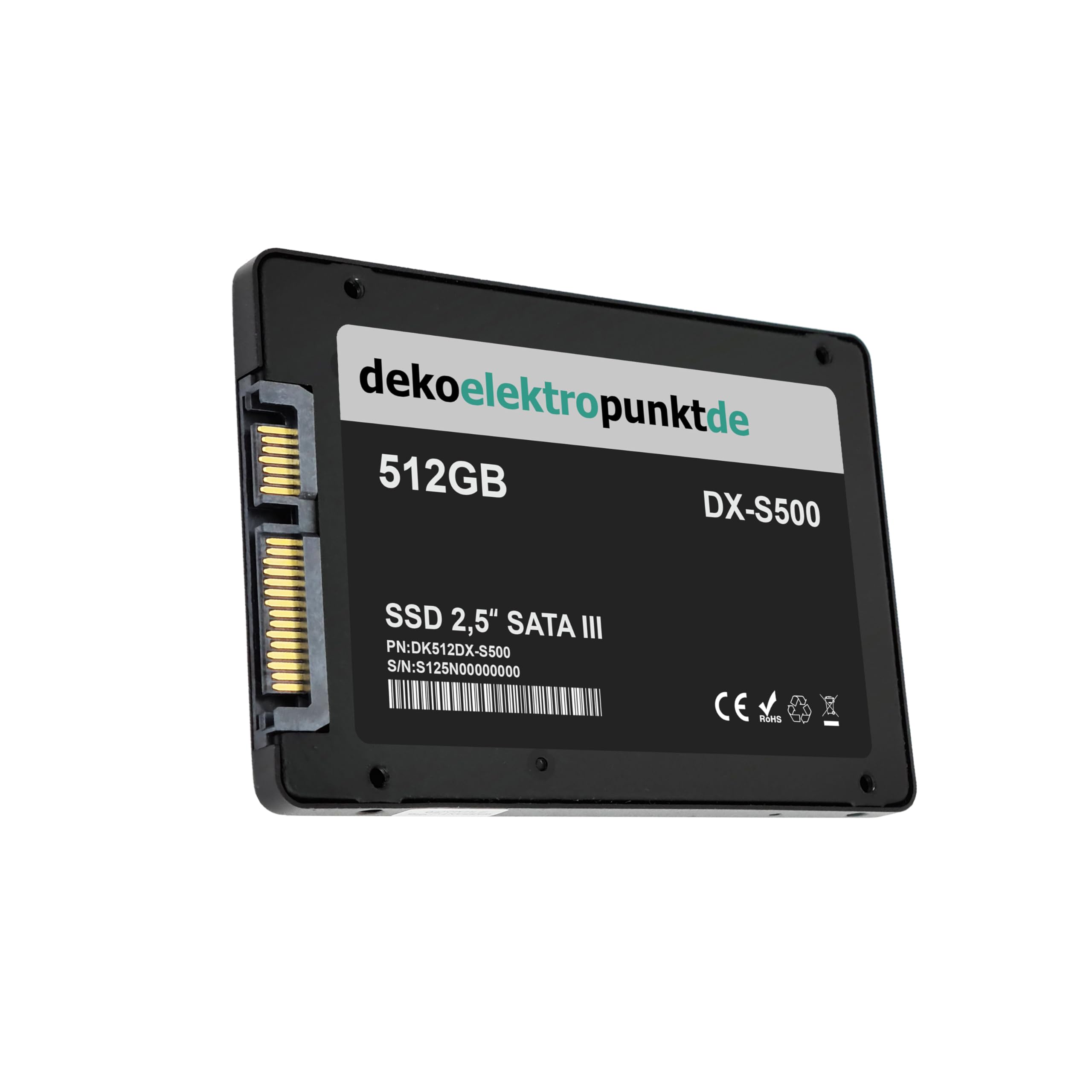 dekoelektropunktde 512GB SSD Festplatte kompatibel mit Toshiba Satellite L750 L750-16J L750-16V L750-16W49