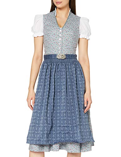 Stockerpoint Damen Schürze SC-300 Kleid für besondere Anlässe, blau, 3