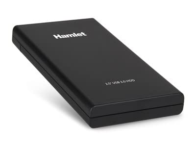 Hamlet Externes SATA III Gehäuse für Festplatte und SSD