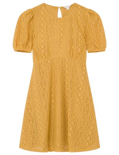 Springfield Damen Kleid, Gold/Senf, XL