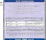 Matthäus-Passion, BWV 244, Chorstimme Tenor,2 Audio-CDs