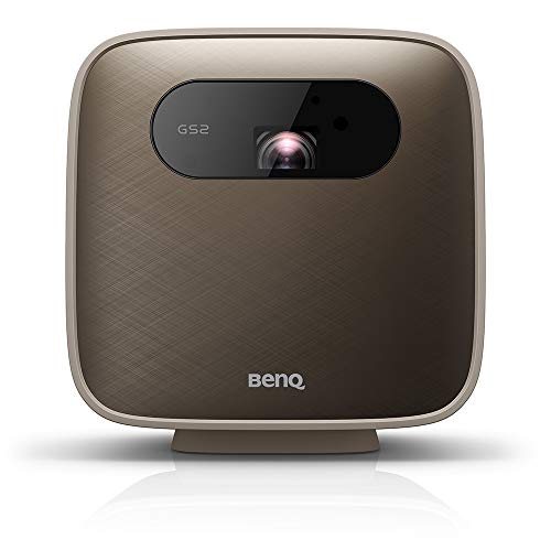 BenQ GS2 LED-Projektor, kabellos, tragbar, für den Außenbereich, Bluetooth-Lautsprecher, IPX2, HDMI, USB-C
