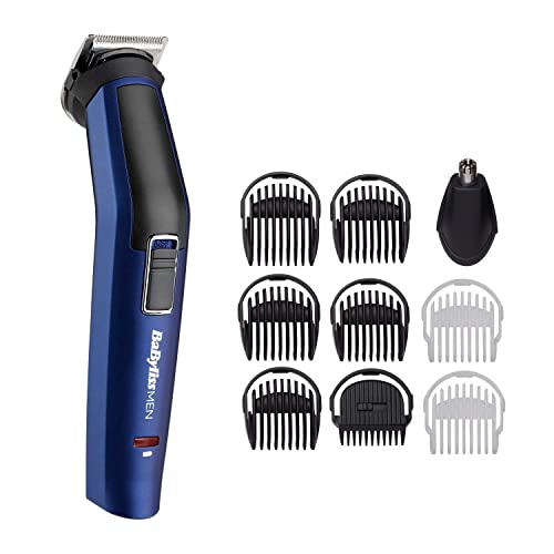 Barbero Baby Liss Haarschneider, Multigroom, 60 Minuten, 6 Zubehörteile für Nase, 1 mm, mit Tasche