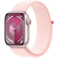 Apple Watch Series 9 GPS 41mm Aluminium Rosè Sport Loop Hellrosa