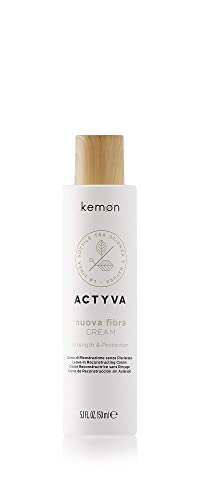 Kemon Actyva Nuova Fibra Cream - Haar-Creme für geschmeidiges Haar, pflegende Haar-Paste für restrukturierende Behandlung ohne Ausspülen - 150 ml
