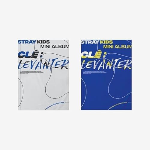 STRAY KIDS Clé : Levanter Album (Levanter Version) CD+Photobook+3 QR Photocards+(Extra 4 Photocards + 1 Double-Sided Photocard)