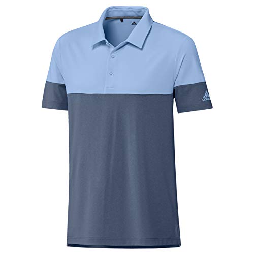 adidas Herren Ultimate 2.0 All Day Novelty Polo Shirt, blau, M