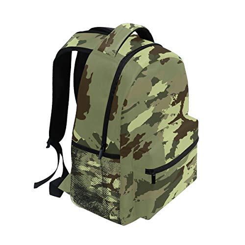 FANTAZIO Rucksäcke Militär Camouflage Schultasche Daypack One Size 8