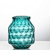 Glasvase, transparent, 8 x 27,5 cm, amerikanische Kunst, Glasvase, Grün, Hydrokultur-Blumen, Heimdekoration, Blumenarrangement