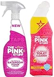 The Pink Stuff Badezimmer-Schaumreiniger und WC-Reiniger im Set