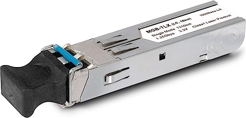 Planet 1.25 Gbps SFP Module Up to 10km Singlemode LC Duplex Connector Industrial 1000Base-LX