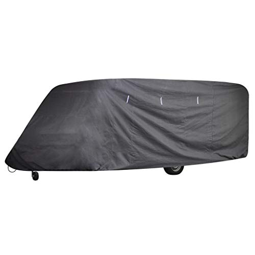 Festnight Wohnwagen Abdeckung Caravan Schutzdach Cover Schutzhülle 518 x 230 x 220 cm L?nge zwischen 4,27-5,18 m