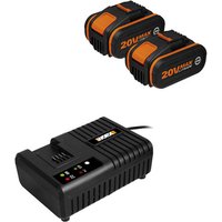 Dual-Ladegerät Set »PowerShare WA3611«, schwarz/orange