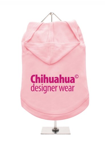 "Chihuahua© Designer Wear" UrbanPup Hunde-Hoodie Hoodie (Pink/Fuchsia)