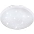 Eglo LED Deckenleuchte Frania-S weiß Ø 33 cm mit Kristalleffekt warmweiß
