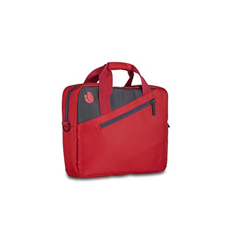 NGS Monray Ginger Red Laptoptasche mit Außentasche, 39,6 cm (15,6 Zoll), Rot