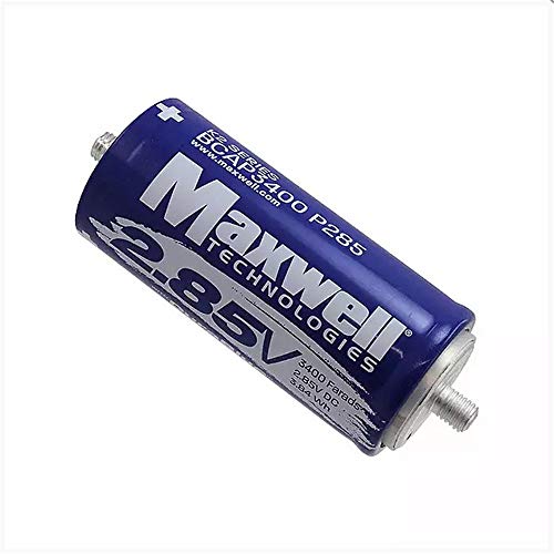 Maxwell DuraBlue Audio Leistungsverstärker Super Kondensator 2.85V 3400Farad Graphen Auto Starter Batterie Hybrid Autobatterie (2.85V 3400F×6pcs with Hardware)