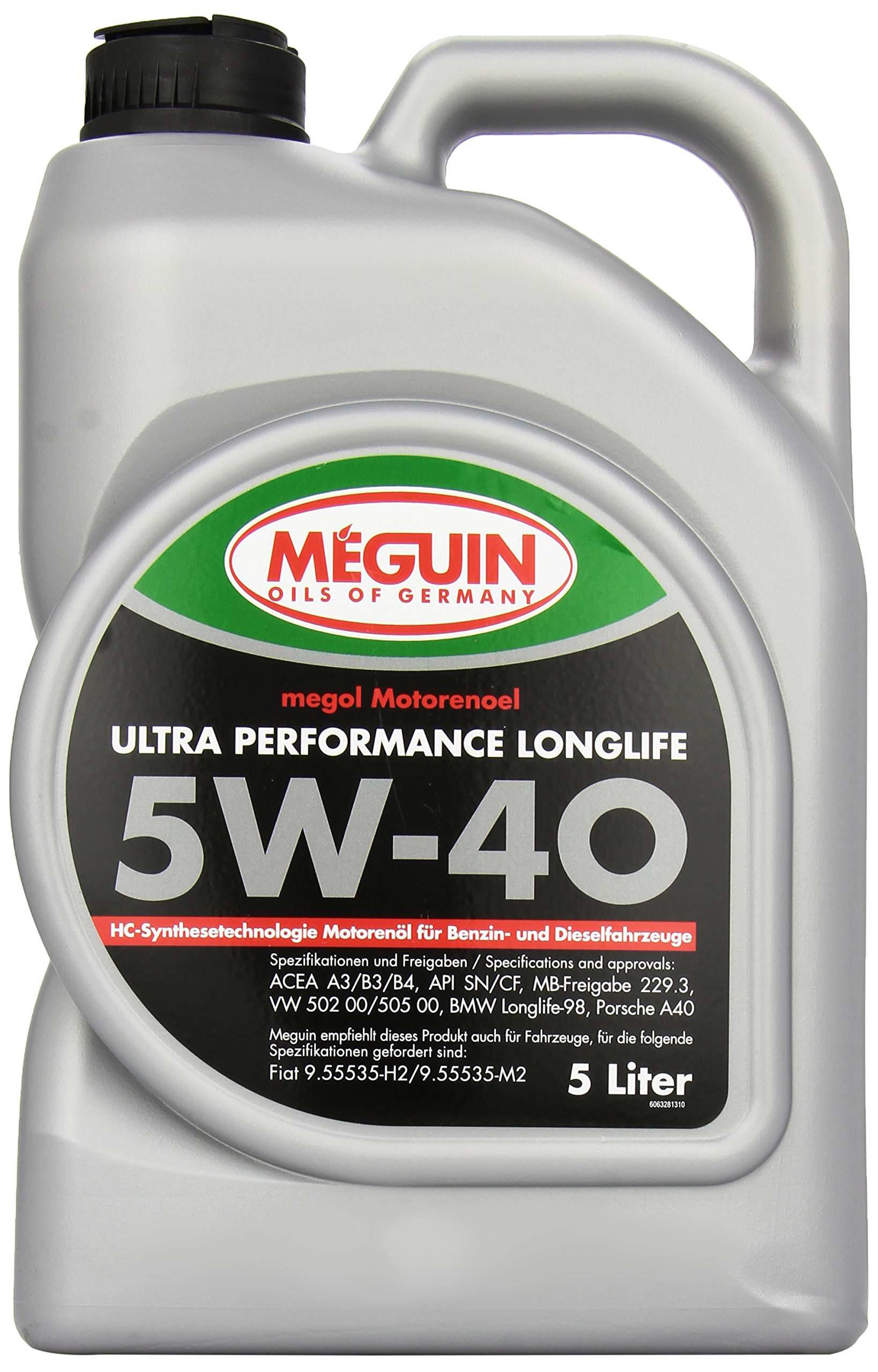 Meguin 6328 Megol Ultra Performance SAE 5 W-40, 5 L