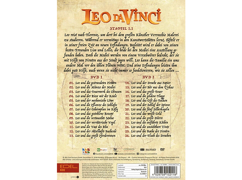 Leo Da Vinci - Staffel 1.1 DVD