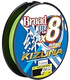 Owner Kizuna 8braid 135m - geflochtene Schnur zum Spinnfischen, Farbe:Chartreuse, Durchmesser/Tragkraft:0.13mm / 5.9kg