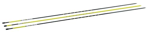 SKLZ Unisex-Adult Golftrainingsprodukt Pro Rods-Golf Alignment Sticks, schwarz-gelb, 1 Size