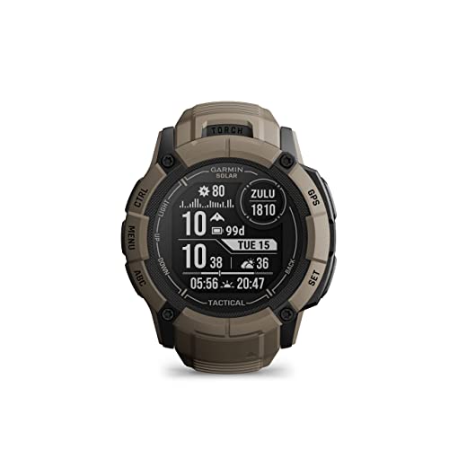 Garmin Unisex-Adult Smartwatch 9342, Coyote Tan, 26mm